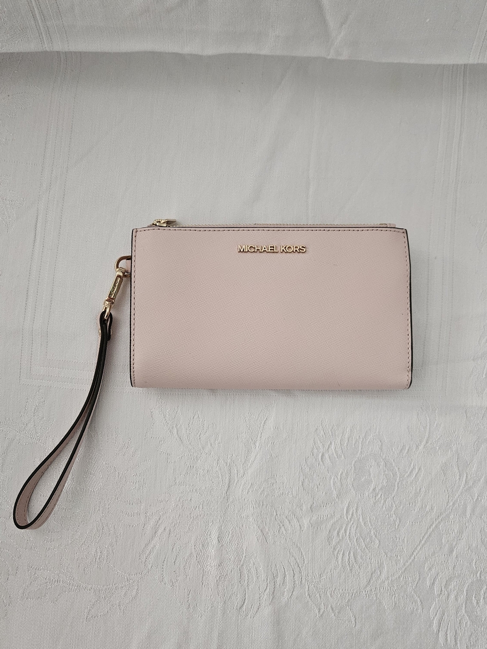 Michael Kors Pink Leather Wristlet